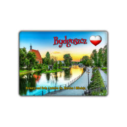 Magnes elastyczny BYDGOSZCZ Bulwary nad Brdą i katedra św. Marcina i Mikołaja